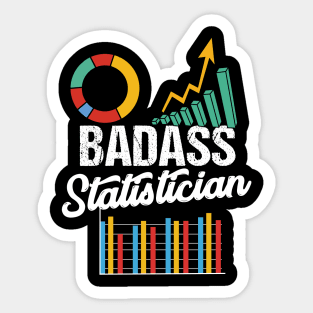 Badass Statistician Sticker